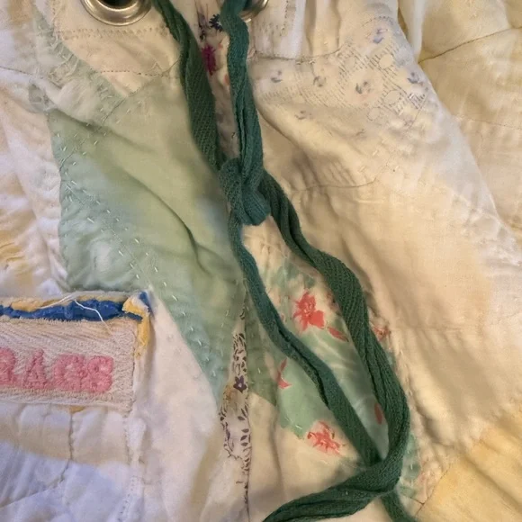 Colorful Patchwork Women's Straight Leg Pants - Picture 4 of 11